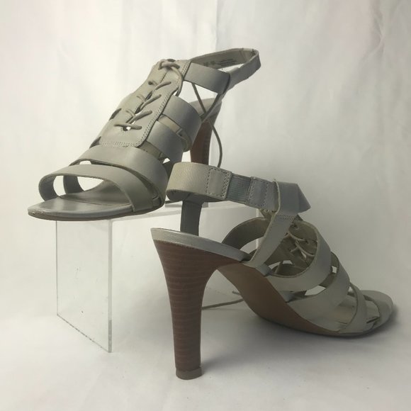 Franco Sarto Grey leather Heels - Picture 1 of 6